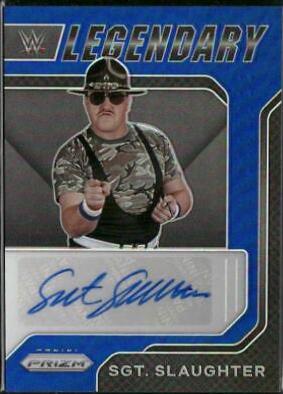 Sgt. Slaughter [Green Pulsar Prizm] #LS-SLT