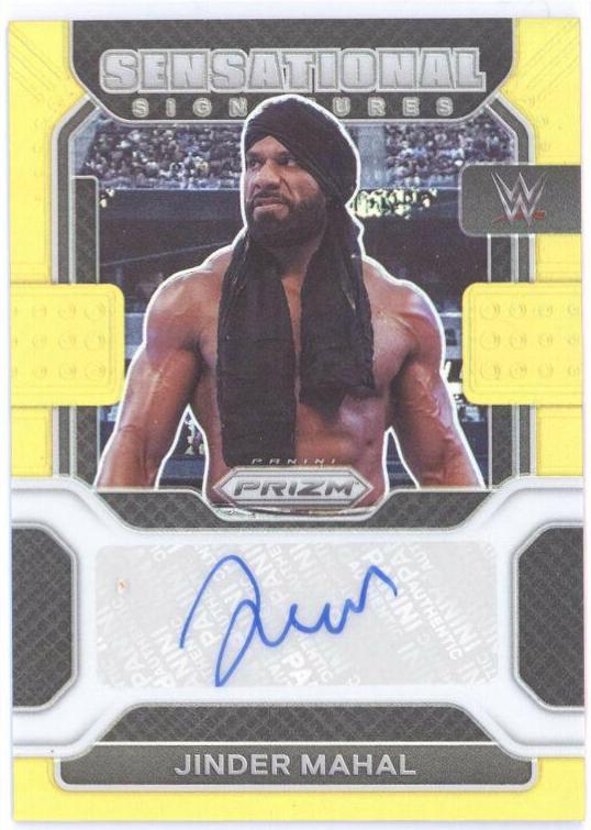 Jinder Mahal [Gold Prizm] #SS-JMH