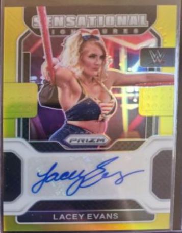 Lacey Evans [Gold Prizm] #SS-LEV