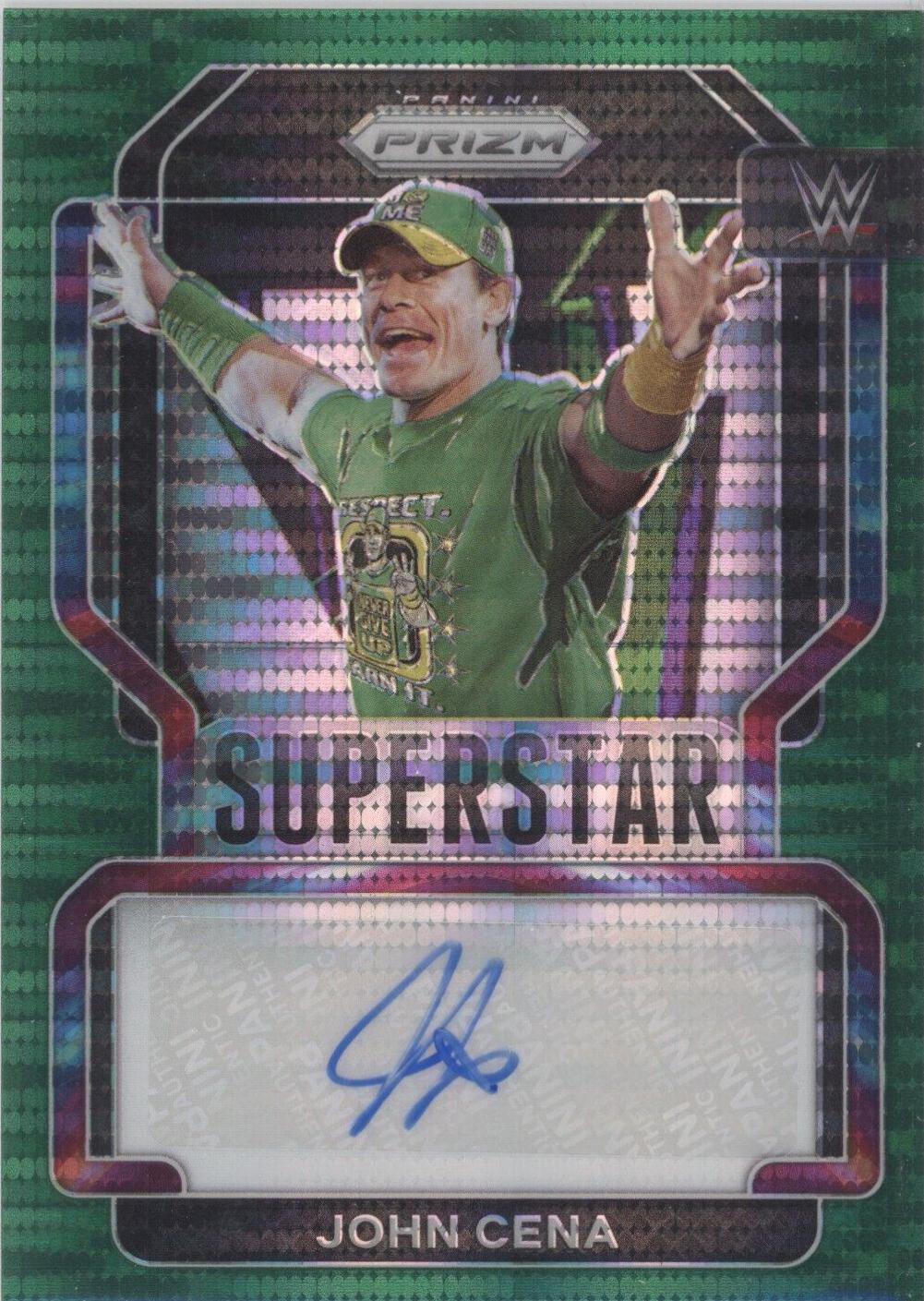 John Cena [Green Pulsar Prizm] #SA-JCN