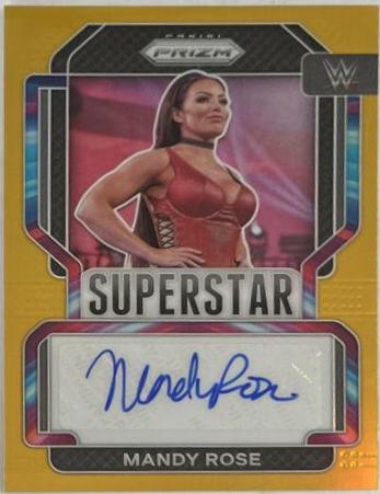 Mandy Rose [Gold Prizm] #SA-MRS