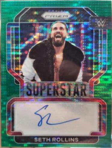 Seth Rollins [Green Pulsar Prizm] #SA-SRL