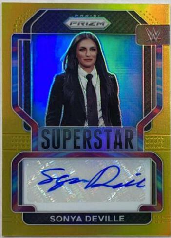 Sonya Deville [Gold Prizm] #SA-SDV