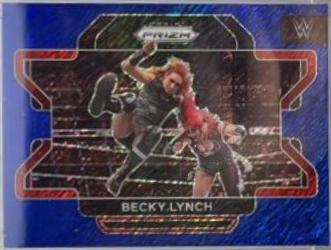 Becky Lynch [Blue Shimmer Prizm] #97