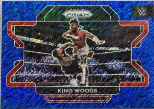 King Woods [Blue Shimmer Prizm] #24