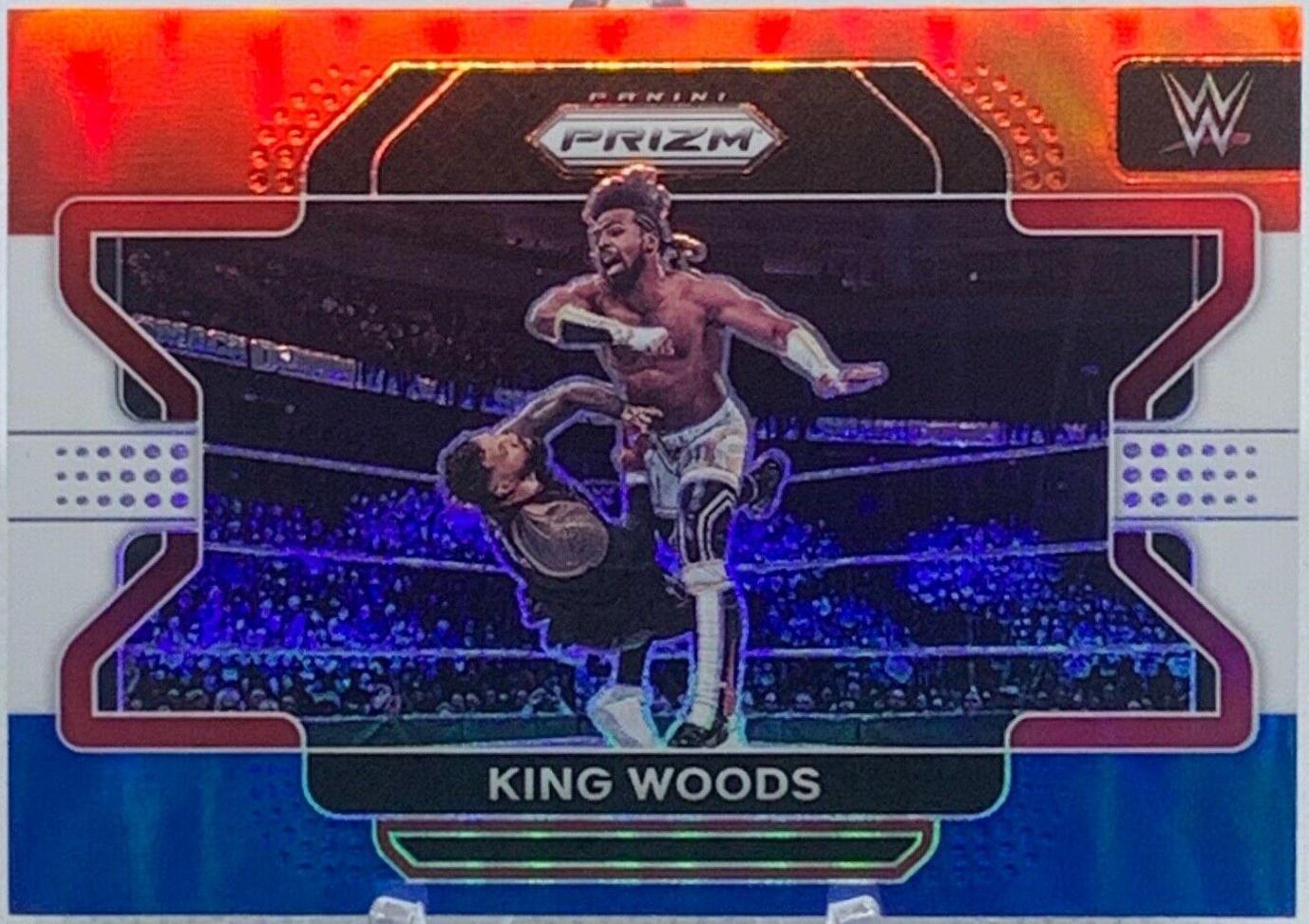 King Woods [Red White Blue Prizm] #24