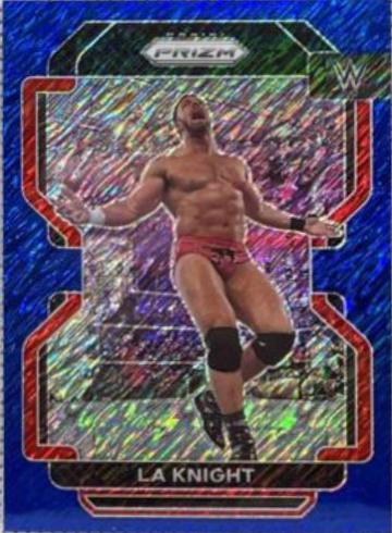 LA Knight [Blue Shimmer Prizm] #142
