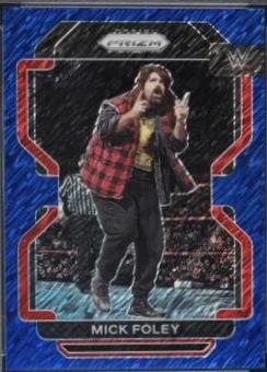 Mick Foley [Blue Shimmer Prizm] #190