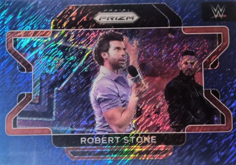 Robert Stone [Blue Shimmer Prizm] #96