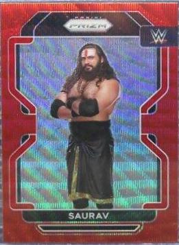 Saurav [Ruby Wave Prizm] #103