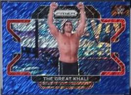 The Great Khali [Blue Shimmer Prizm] #80