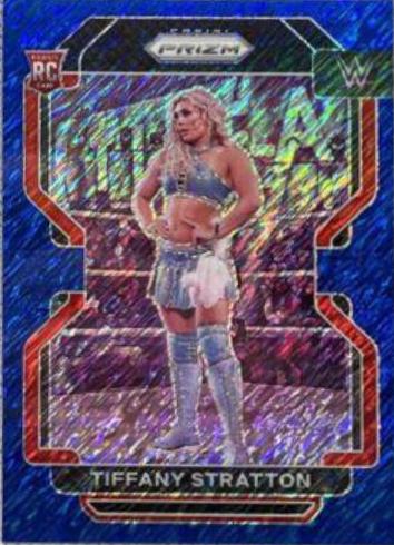 Tiffany Stratton [Blue Shimmer Prizm] #104