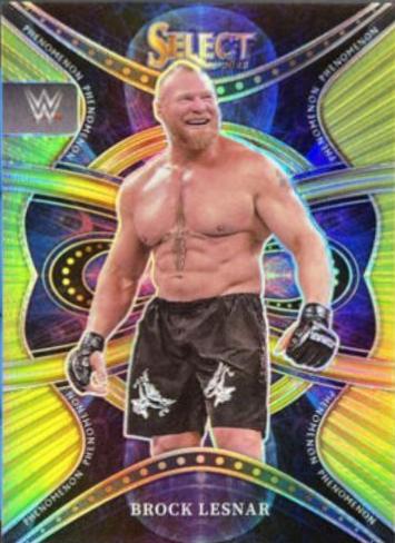 Brock Lesnar [Gold Prizm] #26