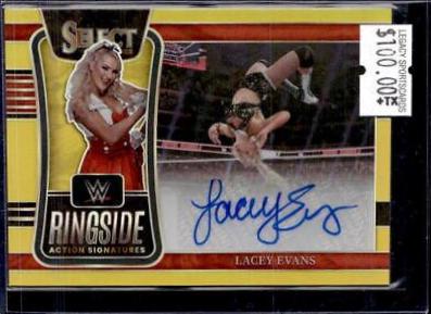 Lacey Evans [Gold Prizm] #RA-LEV