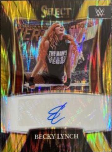Becky Lynch [Gold Flash Prizm] #SN-BLY