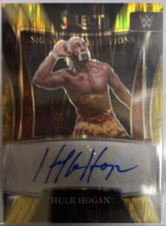 Hulk Hogan [Gold Flash Prizm] #SN-HHG