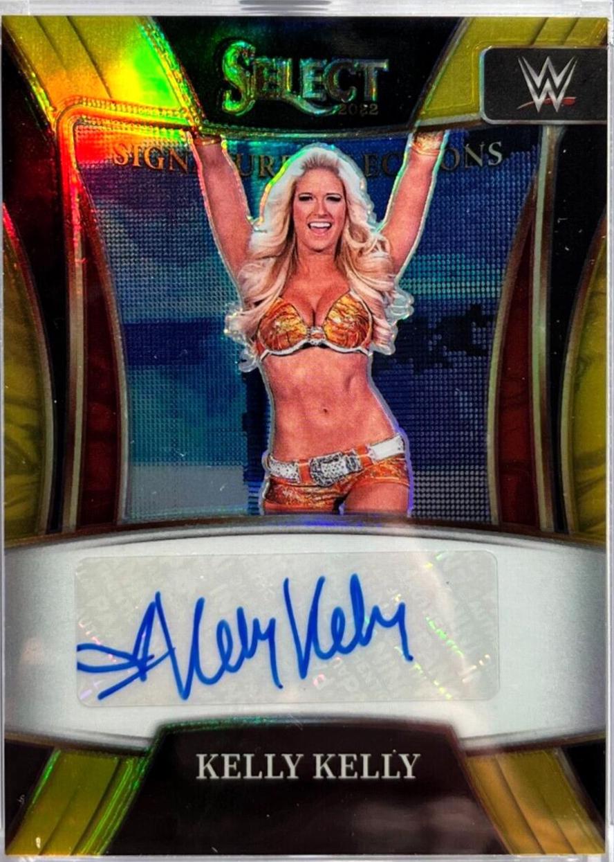 Kelly Kelly [Gold Prizm] #SN-KLY