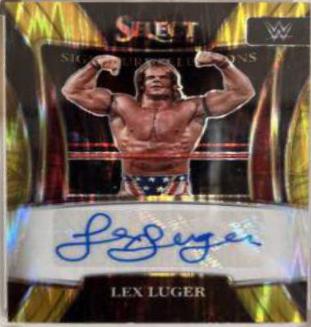 Lex Luger [Gold Flash Prizm] #SN-LXL