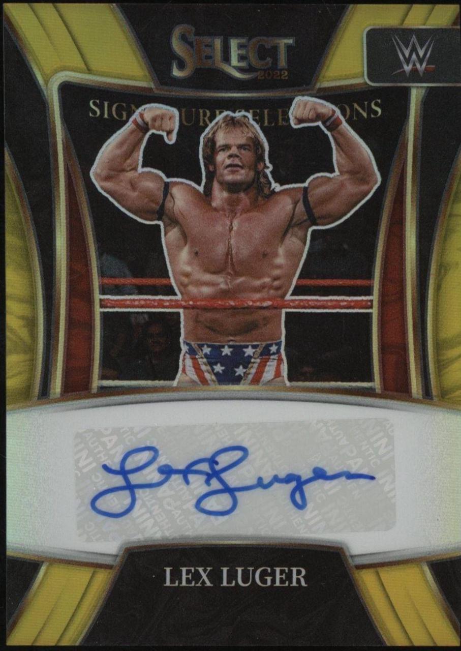 Lex Luger [Gold Prizm] #SN-LXL