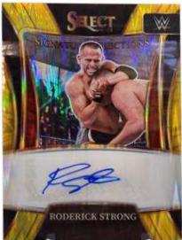 Roderick Strong [Gold Flash Prizm] #SN-RST