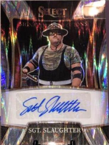 Sgt. Slaughter [Flash Prizm] #SN-SGS