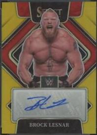 Brock Lesnar [Gold Prizm] #SG-BLS