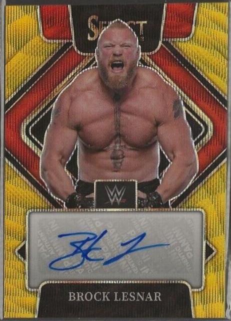 Brock Lesnar [Gold Wave Prizm] #SG-BLS
