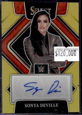 Sonya Deville [Gold Prizm] #SG-SDV