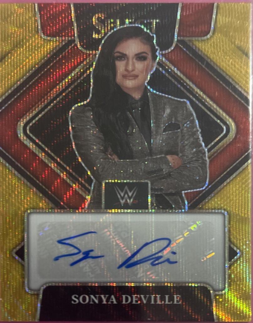 Sonya Deville [Gold Wave Prizm] #SG-SDV