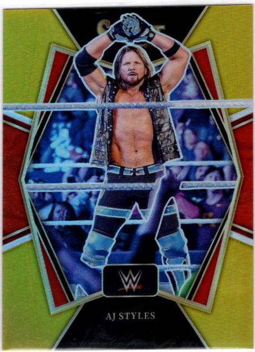 AJ Styles [Gold Prizm] #107