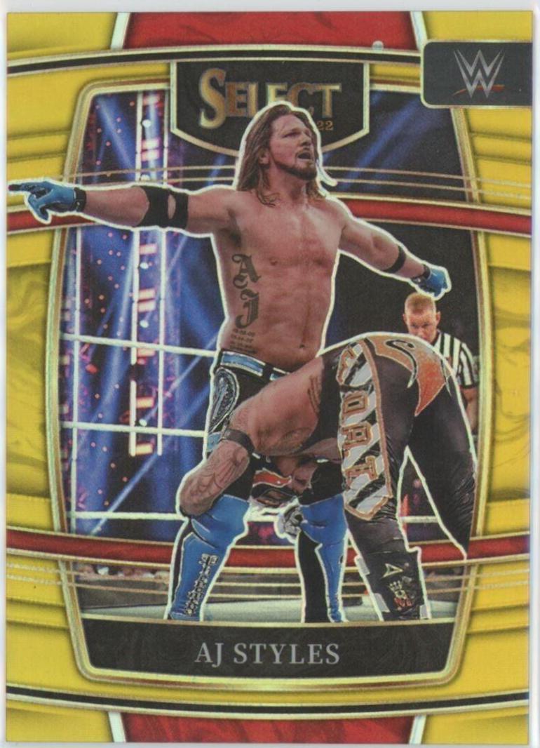 AJ Styles [Gold Prizm] #13