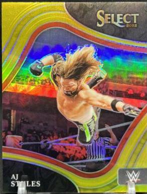 AJ Styles [Gold Prizm] #202