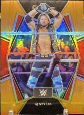 AJ Styles [Orange Prizm] #107