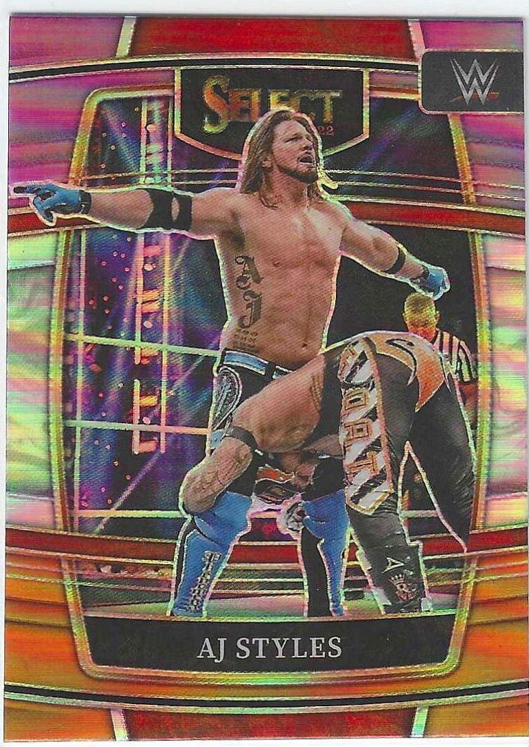 AJ Styles [Purple & Orange Prizm] #13