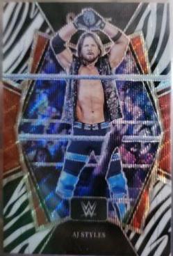 AJ Styles [Zebra Prizm] #107