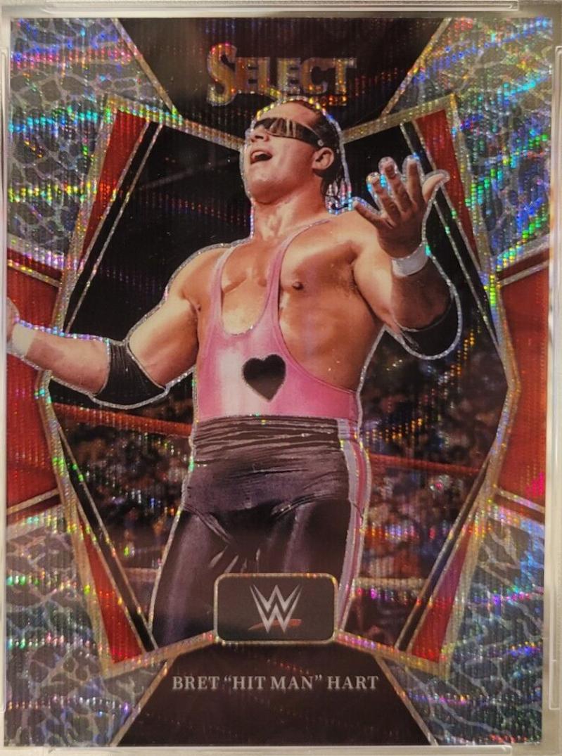 Bret 'Hit Man' Hart [Elephant Prizm] #129