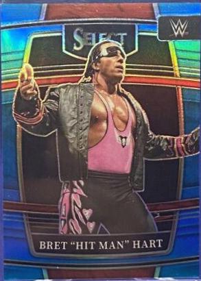 Bret 'Hit Man' Hart [Light Blue Prizm] #85