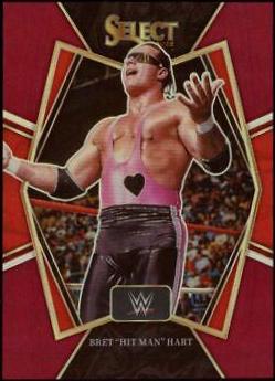 Bret 'Hit Man' Hart [Maroon Prizm] #129