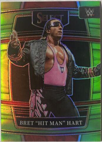 Bret 'Hit Man' Hart [Neon Green Prizm] #85