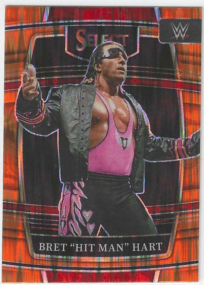 Bret 'Hit Man' Hart [Orange Flash] #85
