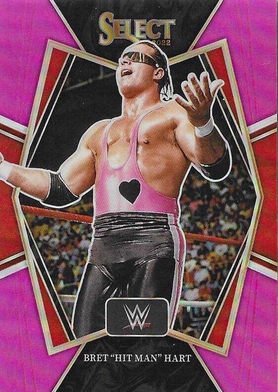 Bret 'Hit Man' Hart [Pink Prizm] #129