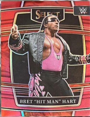 Bret 'Hit Man' Hart [Red Prizm] #85
