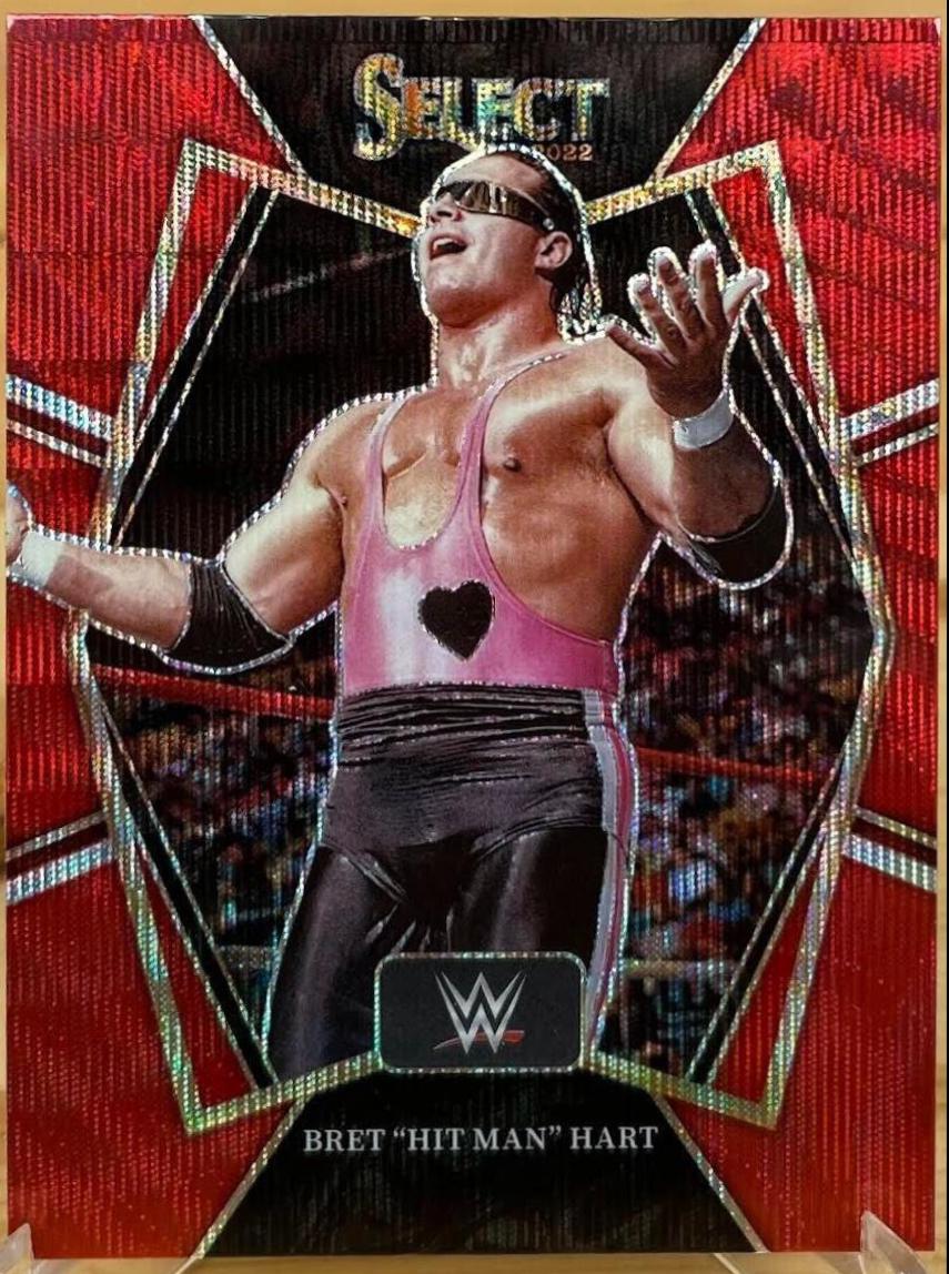 Bret 'Hit Man' Hart [Red Wave] #129