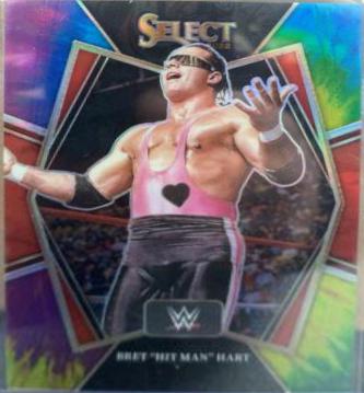 Bret 'Hit Man' Hart [Tie Dye Prizm] #129