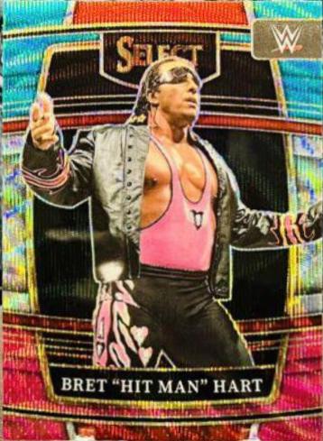 Bret 'Hit Man' Hart [Tri Color Prizm] #85