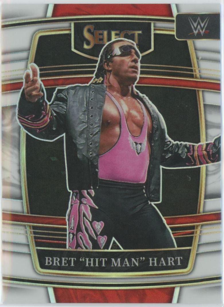 Bret 'Hit Man' Hart [White Prizm] #85