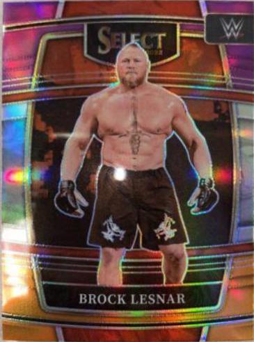 Brock Lesnar [Purple & Orange Prizm] #5