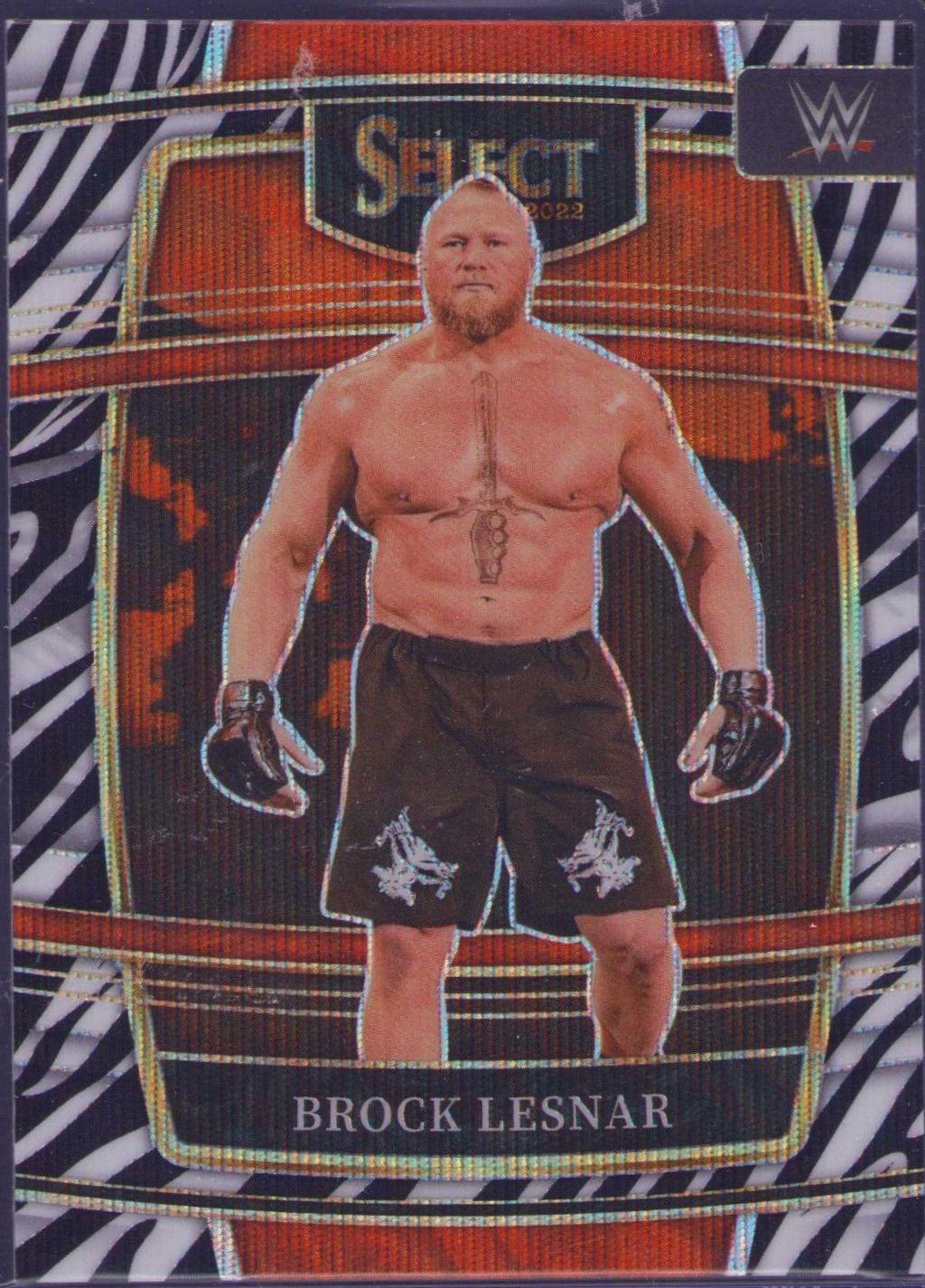 Brock Lesnar [Zebra Prizm] #5
