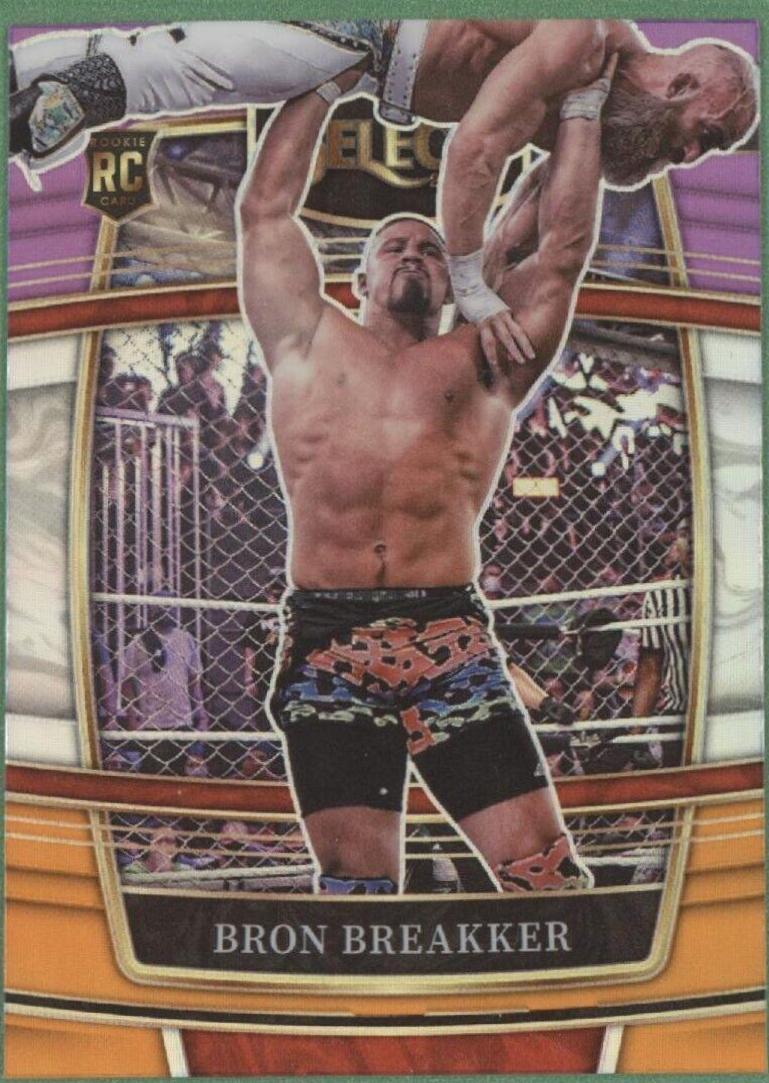Bron Breakker [Purple & Orange Prizm] #15