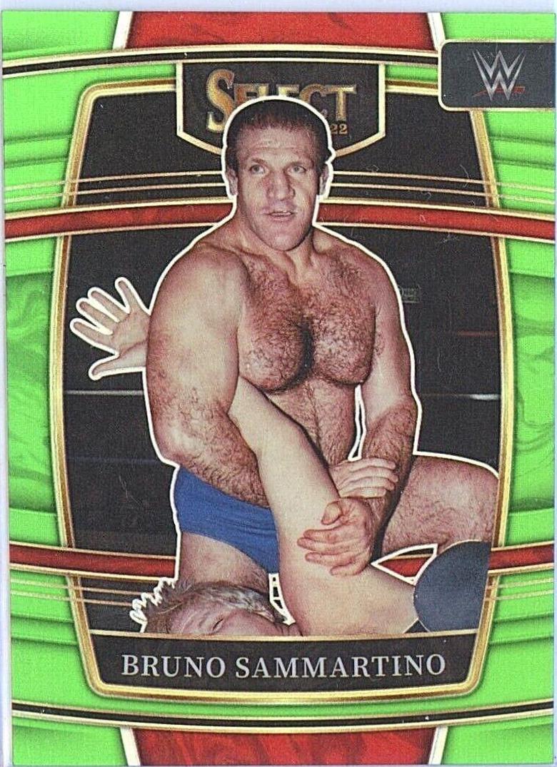 Bruno Sammartino [Neon Green Prizm] #95